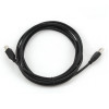 Cable USB2.0 - 3m - Cablexpert CCF-USB2-AMBM-10, Premium quality, 3 m, USB 2.0 A-plug B-plug, with Ferrite core, Black