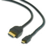 Cable microHDMI 1.8m - CC-HDMID-6, 1.8 m, HDMI male to micro D-male, Black cable with gold-plated connectors, Bulk package