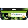 HP 971XL (CN626AE) High Yield Cyan Ink Cartridge for HP Officejet Pro X476dw, HP Officejet Pro X576dw, HP Officejet Pro X451dw, HP Officejet Pro X551dw, 6600 p.