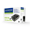 Gembird EnerGenie EG-UPS-001, 650VA / 390W, UPS with AVR, 4x Schuko outlets, LED status indication