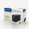 Gembird EnerGenie EG-UPS-033, LCD display, 1200VA / 720W, UPS with AVR, Output sockets: 3 pcs x C13, 2 pc Schuko outlets, USB port