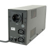 Gembird EnerGenie EG-UPS-031, LCD display, 650VA / 390W, UPS with AVR, Output sockets: 2 pcs x C13, 1 pc Schuko outlets