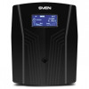 SVEN Pro 1500 (LCD,USB), Line-interactive UPS with AVR, 1500VA /900W, Multifunction LCD display, 3x Schuko outlets, 2x9AH, AVR: 175-280V, USB, RJ-11, Cable 1.1m SVEN Pro 1500 (LCD,USB), Line-interactive UPS with AVR, 1500VA /900W, Multifunction LCD display, 3x Schuko outlets, 2x9AH, AVR: 175-280V, USB, RJ-11, Cable 1.1m