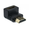 Adaptor Gembird A-HDMI90-FML, HDMI female 90° to HDMI male Adaptor Gembird A-HDMI90-FML, HDMI female 90° to HDMI male