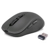 SVEN RX-560SW Wireless, Optical Mouse, 2.4GHz, Nano Receiver, 800/1200/1600dpi, 5+1(scroll wheel) Silent buttons, Switching DPI modes, Rubber scroll wheel, Gray