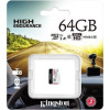 Card de memorie microSD 64GB Kingston High Endurance, 95Mbps Card de memorie microSD 64GB Kingston High Endurance, 95Mbps