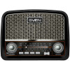 SVEN SRP-555 Black-Silver, FM/AM/SW Radio, 3W RMS, built-in audio files player from USB-fash, microSD and SD card storage devices, telescopic swivel antenna