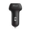 USB Car Charger - Trust Qmax 30W Ultra-Fast Dual USB Car Charger with QC3.0, Fast-charge with up to 12W power or ultra-fast charge with 18W power and