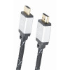 Cable HDMI CCB-HDMIL-2M, 2m, male-male, Select Plus Series, High speed HDMI cable with Ethernet, Supports 4K UHD resolutions at 60 Hz, Durable nylon braiding Cable HDMI CCB-HDMIL-2M, 2m, male-male, Select Plus Series, High speed HDMI cable with Ethernet, Supports 4K UHD resolutions at 60 Hz, Durable nylon braiding
