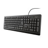 Trust Primo Keyboard, Silent typing, Spill-resistant, RU, USB, 1.8m, Black Trust Primo Keyboard, Silent typing, Spill-resistant, RU, USB, 1.8m, Black
