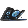 Trust Gaming GXT 1125 Quno, 17.4” Premium LED-illuminated gaming laptop cooling stand with 5 fans, Black