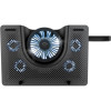 Trust Gaming GXT 1125 Quno, 17.4” Premium LED-illuminated gaming laptop cooling stand with 5 fans, Black
