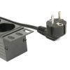 Gembird EG-PDU-014, Power distribution unit (PDU), 8 Schuko sockets, 1U, 16A, 3 m cable
