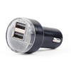 USB Car Charger - EnerGenie EG-U2C2A-CAR-02, 2-port USB car charger, 2.1 A, black