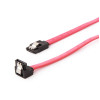 SATA Data Cable - 0.1m - Cablexpert CC-SATAM-DATA90-0.1M, Serial ATA III 10cm data cable with 90 degree bent connector, bulk packing, metal clips SATA Data Cable - 0.1m - Cablexpert CC-SATAM-DATA90-0.1M, Serial ATA III 10cm data cable with 90 degree bent connector, bulk packing, metal clips