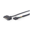 Card Reader Gembird FDI2-ALLIN1-03, Internal USB card reader/writer with SATA port, black Card Reader Gembird FDI2-ALLIN1-03, Internal USB card reader/writer with SATA port, black