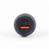 USB Car Charger - TA-U2QC3-CAR-02, 2-port USB car fast charger, Type-C PD, 18 W, black USB Car Charger - TA-U2QC3-CAR-02, 2-port USB car fast charger, Type-C PD, 18 W, black