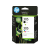 Multipack HP 305 (6ZD17AE) Black/Tri-colour Original Ink Cartridges for HP DeskJet 2710, HP DeskJet 2720 ,HP DeskJet 2721, HP DeskJet 2722, HP DeskJet 2723, HP