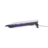 Gembird NBS-2F15-05, Notebook cooling stand, up to 15.6”, LED backlight in fans, Cooling fans: 2 pcs, 1500 RPM (± 10 %), airflow 20 CFM (± 10 %) each, noise 10