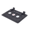 Gembird NBS-2F15-05, Notebook cooling stand, up to 15.6”, LED backlight in fans, Cooling fans: 2 pcs, 1500 RPM (± 10 %), airflow 20 CFM (± 10 %) each, noise 10