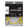UTP Cat6 Patch cord, 0.5 m, Yellow UTP Cat6 Patch cord, 0.5 m, Yellow