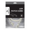 UTP Cat6 Patch cord, 1 m, Grey UTP Cat6 Patch cord, 1 m, Grey