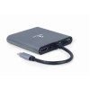 Adaptor Multiport Gembird A-CM-COMBO6-01/ USB-C/ USB-A/ 1xUSB-C/ HDMI/ VGA/ miniJack 3.5mm/ SD/ microSD Adaptor Multiport Gembird A-CM-COMBO6-01/ USB-C/ USB-A/ 1xUSB-C/ HDMI/ VGA/ miniJack 3.5mm/ SD/ microSD