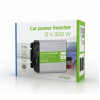 EnerGenie EG-PWC300-01, 12 V Car power inverter, 300 W, with USB port / 5V-2.1A, LED indicator, Input: 10-16 VDC (accumulator directly) - Output: 230 VAC +/ EnerGenie EG-PWC300-01, 12 V Car power inverter, 300 W, with USB port / 5V-2.1A, LED indicator, Input: 10-16 VDC (accumulator directly) - Output: 230 VAC +/