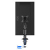 Arm for 1 monitors 13”-31.5” - AOC AS110DX with integrated USB Hub, Black, USB Hub: USB-C + USB3.0, Desk Clamp/Grommet, Aluminum structure, Gas spring, Height