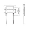 TV-Wall Mount for 23-42”- Gembird ”WM-42F-01”, Fixed, max. 30 kg, Distance TV to Wall: 24 mm, max. VESA 200 x 200, Black TV-Wall Mount for 23-42”- Gembird ”WM-42F-01”, Fixed, max. 30 kg, Distance TV to Wall: 24 mm, max. VESA 200 x 200, Black