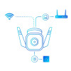 Умная камера TP-LINK Tapo TC65, White Умная камера TP-LINK Tapo TC65, White