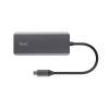 Adaptor Multiport Trust Dalyx/ USB-C/ 2xUSB-A/ 2xUSB-C/ HDMI/ RJ45/ SD