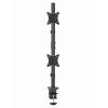 Suport vertical de birou reglabil pentru 2 display-uri, 17”-32” Gembird MA-D2-02 Suport vertical de birou reglabil pentru 2 display-uri, 17”-32” Gembird MA-D2-02