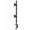 Suport vertical de birou reglabil pentru 2 display-uri, 17”-32” Gembird MA-D2-02 Suport vertical de birou reglabil pentru 2 display-uri, 17”-32” Gembird MA-D2-02