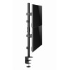 Suport vertical de birou reglabil pentru 2 display-uri, 17”-32” Gembird MA-D2-02 Suport vertical de birou reglabil pentru 2 display-uri, 17”-32” Gembird MA-D2-02