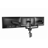 Suport reglabil pentru 3 monitoare cu montare pe birou (rotativ) 13”-27”, Gembird MA-DA3-01