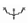 Suport reglabil pentru 3 monitoare cu montare pe birou (rotativ) 13”-27”, Gembird MA-DA3-01