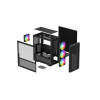 Carcasa DEEPCOOL CH560 / w/oPSU / Side-Window / 4x120mm ARG / ATX / Black Carcasa DEEPCOOL CH560 / w/oPSU / Side-Window / 4x120mm ARG / ATX / Black