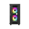 Carcasa DEEPCOOL CC360 ARGB / w/oPSU / Side panel / 3x120mm ARGB fans / ATX / Black Carcasa DEEPCOOL CC360 ARGB / w/oPSU / Side panel / 3x120mm ARGB fans / ATX / Black