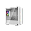 Carcasa DEEPCOOL CC360 WH ARGB / w/oPSU / Side panel / 3x120mm ARGB fans / ATX / White