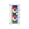 Carcasa DEEPCOOL CC360 WH ARGB / w/oPSU / Side panel / 3x120mm ARGB fans / ATX / White
