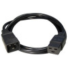 Power Extension cable PC-189-C19 (C19 to C20), 1.5 m Power Extension cable PC-189-C19 (C19 to C20), 1.5 m