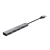 Mini USB HUB Trust HALYX 4-PORT, silver Mini USB HUB Trust HALYX 4-PORT, silver