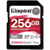 Card de memorie SD 256GB V60 Kingston Canvas React Plus, 280MB/s, UHS-II