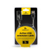 Cablu prelungitor USB 2.0 activ Gembird UAE-01-5M, 5 m, negru Cablu prelungitor USB 2.0 activ Gembird UAE-01-5M, 5 m, negru