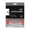 UTP Cat.5e Patch cord, 0.5m, Red UTP Cat.5e Patch cord, 0.5m, Red