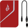 2.5” Внешний игровой SSD Verbatim Surefire PyroDrive / 2TB / USB 3.2 Gen1 / Red 2.5” Внешний игровой SSD Verbatim Surefire PyroDrive / 2TB / USB 3.2 Gen1 / Red