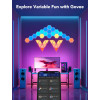 Panouri LED hexagonale GOVEE Glide Hexa Light Panels / 10 Pack / Wi-Fi + BT / Multicolor Panouri LED hexagonale GOVEE Glide Hexa Light Panels / 10 Pack / Wi-Fi + BT / Multicolor