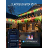 Luminite sub forma de turturi de exterior GOVEE RGBIC Icicle Ligths 10M Luminite sub forma de turturi de exterior GOVEE RGBIC Icicle Ligths 10M
