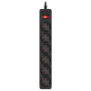 Surge Protector SVEN SF-06E/ 6 Sockets/ 2300W/ 3.0m/ Black Surge Protector SVEN SF-06E/ 6 Sockets/ 2300W/ 3.0m/ Black